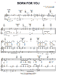 Born For You von David Zippel (Download) 