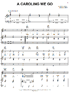 A Caroling We Go von Johnny Marks (Download) 