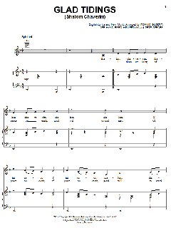 Glad Tidings (Shalom Chaverim) von Ronnie Gilbert (Download) 