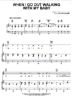 When I Go Out Walking With My Baby von Rodgers & Hammerstein (Download) 