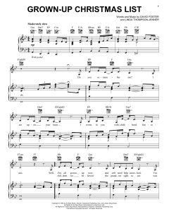 Grown-Up Christmas List von Amy Grant (Download) 