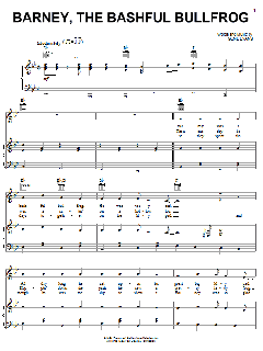 Barney, The Bashful Bullfrog von Gene Autry (Download) 