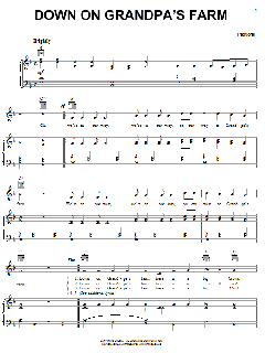 Down On Grandpa's Farm von Traditional (Download) 