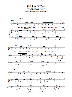 All I Ask Of You von Andrew Lloyd Webber (Download) 
