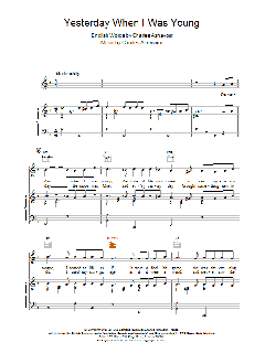 Yesterday When I Was Young (Download) 