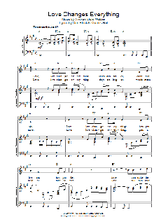 Love Changes Everything von Andrew Lloyd Webber (Download) 