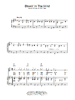 Blowin' In The Wind von Bob Dylan (Download) 