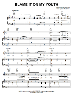 Blame It On My Youth von Brad Mehldau (Download) 