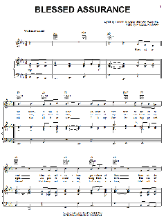 Blessed Assurance von Fanny J. Crosby (Download) 