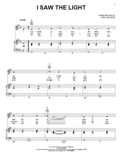 I Saw The Light von Hank Williams (Download) 