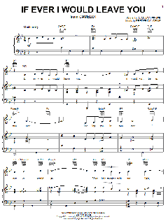 If Ever I Would Leave You von Alan Jay Lerner (Download) 