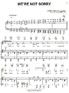 We're Not Sorry von Greg Kotis (Download) 