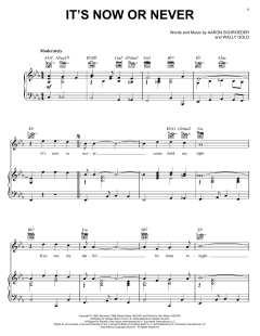 It's Now Or Never von Elvis Presley (Download) 