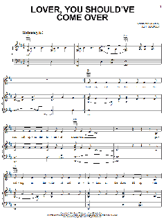 Lover, You Should've Come Over von Jamie Cullum (Download) 