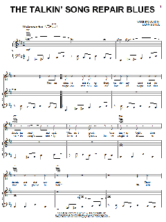 The Talkin' Song Repair Blues von Alan Jackson (Download) 