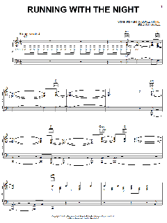 Running With The Night von Lionel Richie (Download) 