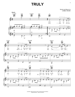 Truly von Lionel Richie (Download) 