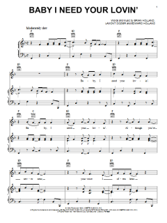 Baby I Need Your Lovin' von The Four Tops (Download) 