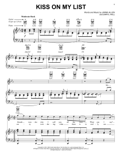 Kiss On My List von Hall & Oates (Download) 