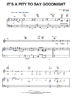 It's A Pity To Say Goodnight von Ella Fitzgerald (Download) 