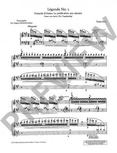 Legende Nr. 1 von Franz Liszt 