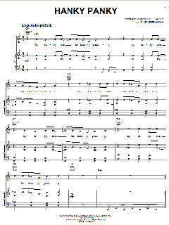Hanky Panky von Jeff Barry (Download) 