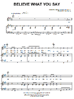 Believe What You Say von Ricky Nelson (Download) 