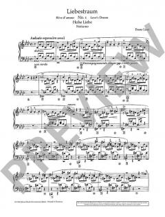 Liebestraum Nr. 1: Hohe Liebe von Franz Liszt 