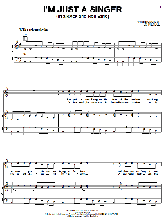 I'm Just A Singer (In A Rock And Roll Band) von The Moody Blues (Download) 