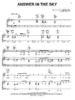 Answer In The Sky von Elton John (Download) 