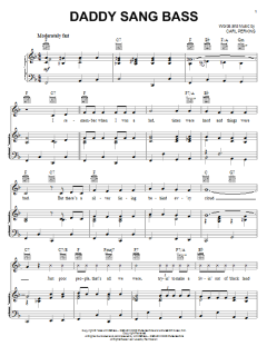 Daddy Sang Bass von Johnny Cash (Download) 