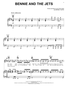 Bennie And The Jets von Elton John (Download) 