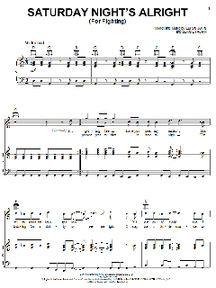 Saturday Night's Alright (For Fighting) von Elton John (Download) 