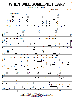 When Will Someone Hear? von Claude-Michel Schönberg (Download) 