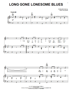 Long Gone Lonesome Blues von Hank Williams (Download) 