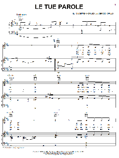 Le Tue Parole von Andrea Bocelli (Download) 