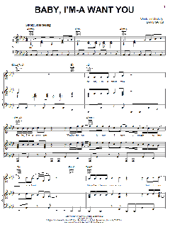 Baby, I'm-A Want You von Bread (Download) 