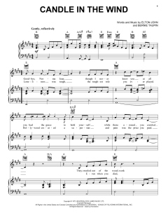 Candle In The Wind von Elton John (Download) 