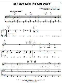 Rocky Mountain Way von Joe Walsh (Download) 