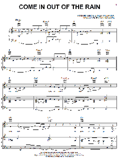 Come In Out Of The Rain von Wendy Moten (Download) 