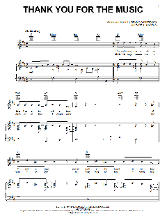 Thank You For The Music von ABBA (Download) 