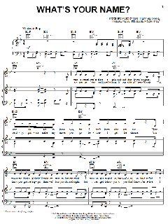 What's Your Name? von Jesse McCartney (Download) 