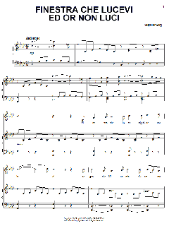 Finestra che lucevi ed or non luci von Neapolitan Song (Download) 