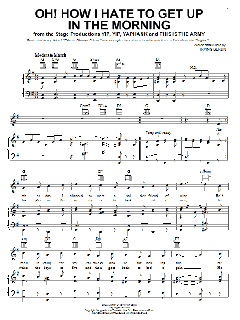 Oh! How I Hate To Get Up In The Morning von Irving Berlin (Download) 
