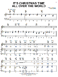 It's Christmas Time All Over The World von Hugh Martin (Download) 