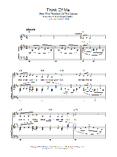 Think Of Me von Andrew Lloyd Webber (Download) 