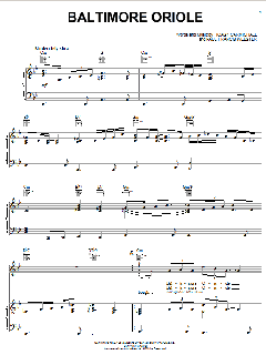 Baltimore Oriole von George Harrison (Download) 