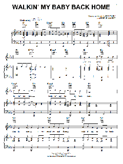 Walkin' My Baby Back Home von Dean Martin (Download) 