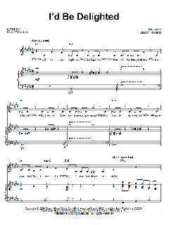 I'd Be Delighted von Jason Howland (Download) 