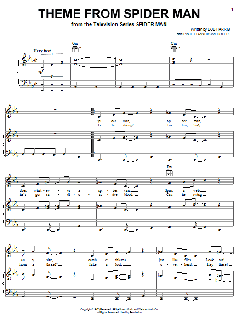 Theme From Spider-Man von Paul Francis Webster (Download) 